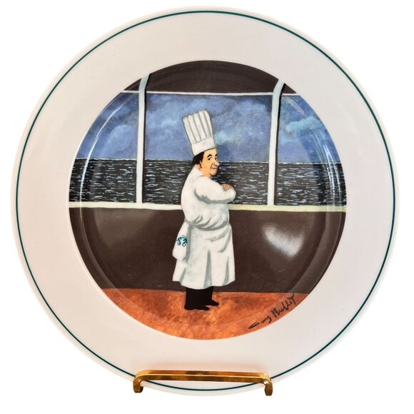Crystal Cruises Chef Plates Set Guy Buffet Porcelain Fine Dining Special Edition - Picture 2 of 12